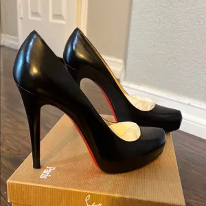 Elegant Black Christian Louboutin High Heels