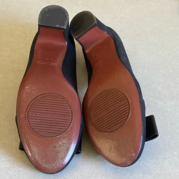 Elegant Black Women's Shoes with Bow Accent