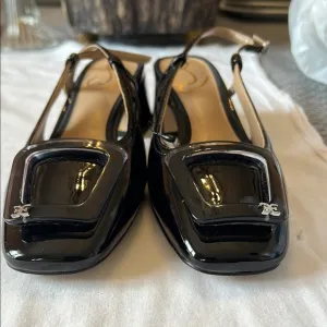 Elegant Black Women's Slingback Shoes Sam Edelman