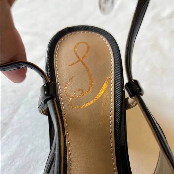 Elegant Black Women's Slingback Shoes Sam Edelman