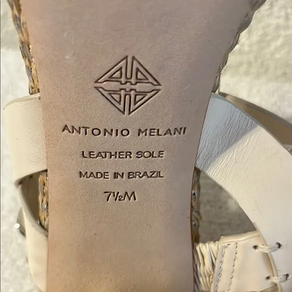 Elegant Cream Strappy Heels ANTONIO MELANI