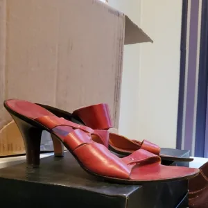 Elegant Made In Spain Red Women's Heels