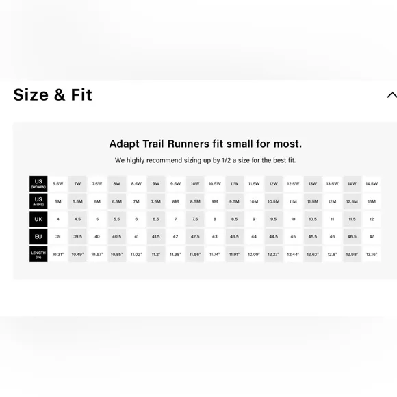 EUC FLUX ADAPT TRAIL RUNNER SHOES