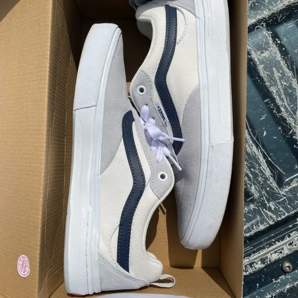 EUC Vans Men's Skate Kyle Walker &quot;Light Grey&quot; Sneaker