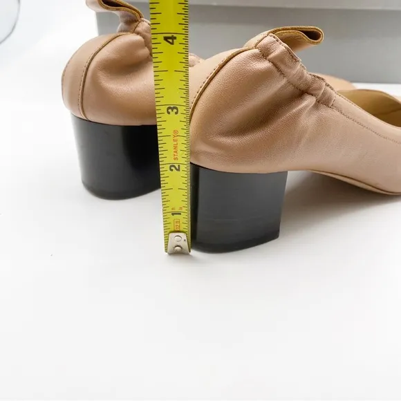 Everlane Italian Leather Day Heel Pecan Size 5 Fits Size 6