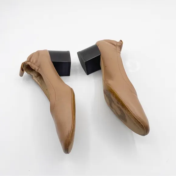 Everlane Italian Leather Day Heel Pecan Size 5 Fits Size 6