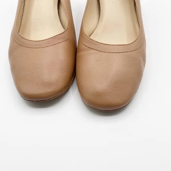 Everlane Italian Leather Day Heel Pecan Size 5 Fits Size 6