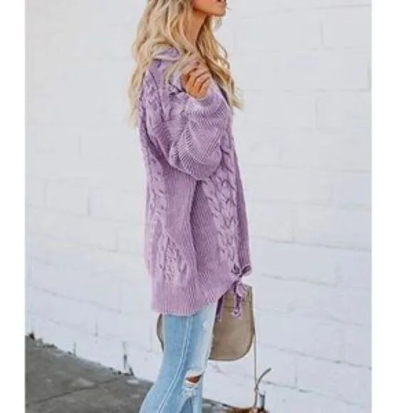 Fabulous Cable Knit Chunky Sweater