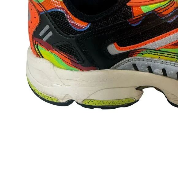 Fila Archive RJV Sneakers Men's Size 8 US Black Multi Color Leather Shoes