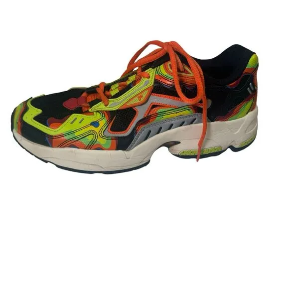 Fila Archive RJV Sneakers Men's Size 8 US Black Multi Color Leather Shoes