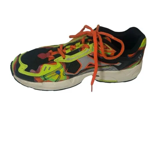 Fila Archive RJV Sneakers Men's Size 8 US Black Multi Color Leather Shoes