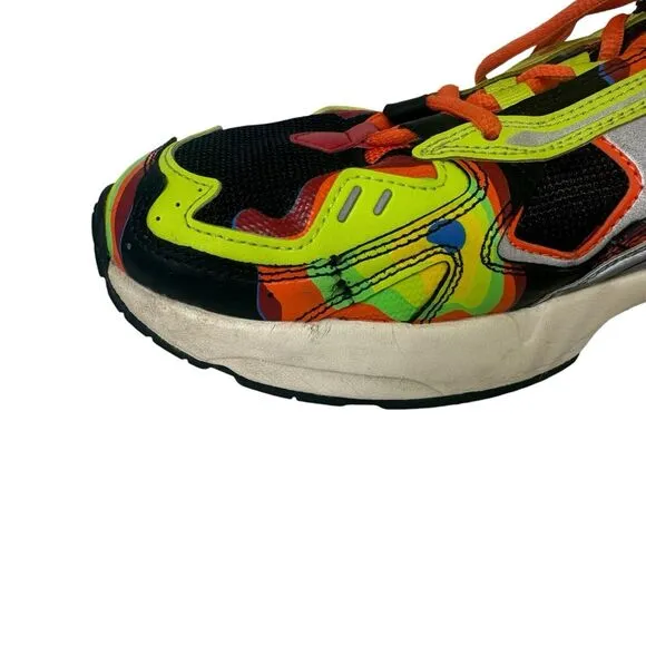 Fila Archive RJV Sneakers Men's Size 8 US Black Multi Color Leather Shoes
