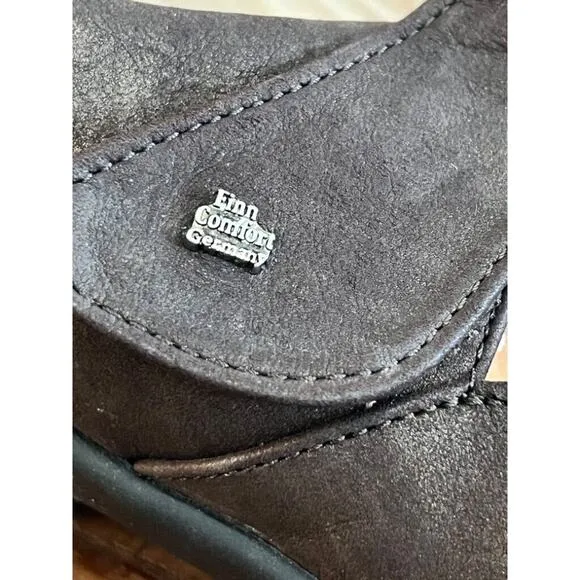 Finn Comfort Aquila Brown Nubuck Mary Jane Shoes 8.5 (US) 6.5 Germany