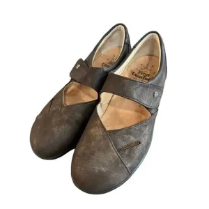 Finn Comfort Aquila Brown Nubuck Mary Jane Shoes 8.5 (US) 6.5 Germany