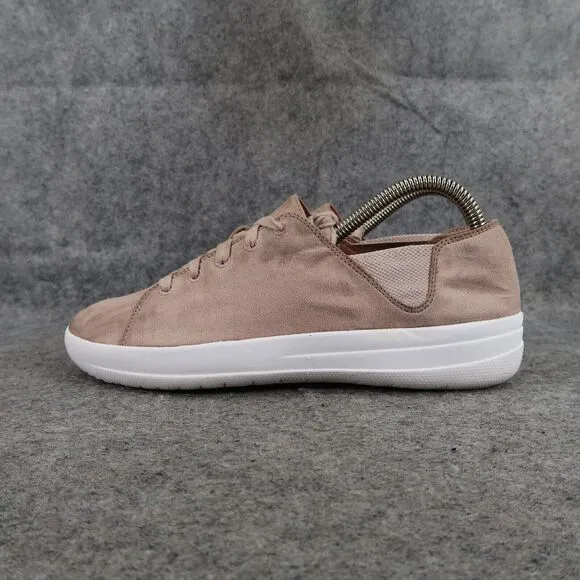 FitFlop Shoes Women 8 Sneaker Valentia Comfort Lightweight Cotton Casual Trainer