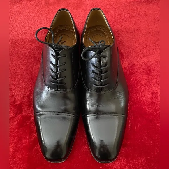 🛒👞🪻Florsheim Men’s shoes Black Corbetta Oxford Cap Toe,Size 11.5.