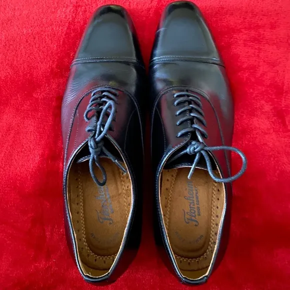 🛒👞🪻Florsheim Men’s shoes Black Corbetta Oxford Cap Toe,Size 11.5.