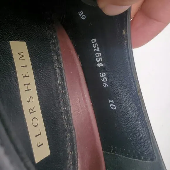 Florsheim Mens Shoes Lexington Cap Toe Oxford Shoes Black Size 10