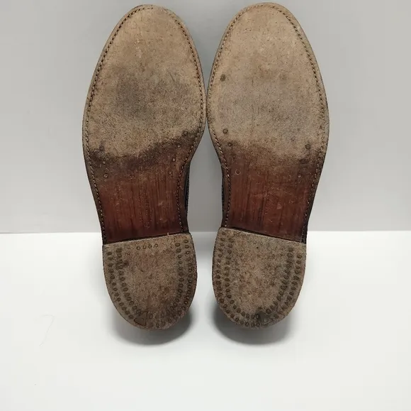 Florsheim Royal Imperial Mens Cordovan Wingtip Shoes Size 9.5 D V Cleat 97626