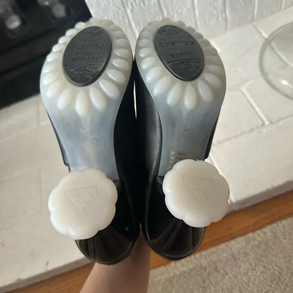 Fluevog NEW W/O BOX Cosmos Opposition black/white sole sexy side-buckled heel -8