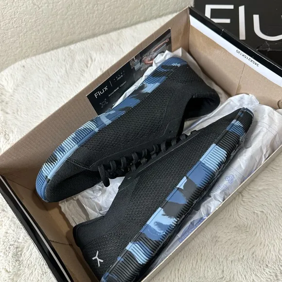 Flux Adapt Trainer Black and Blue Camo
