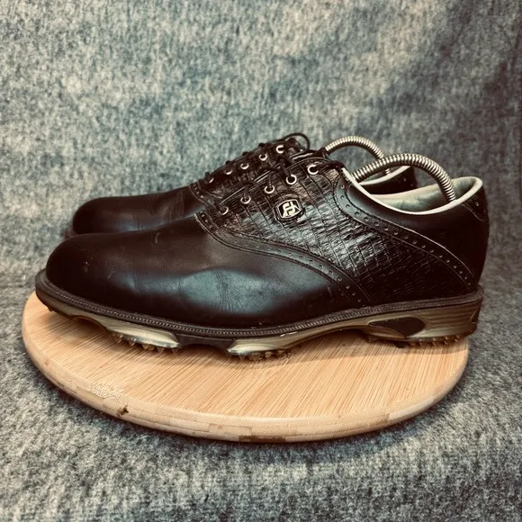 FootJoy DryJoys Men's Tour Golf Shoes Sz 11.5 Crocodile Leather