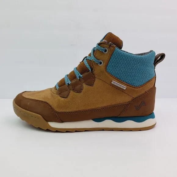 Forsake Loop Womens Size 7 Brown Teal Leather Waterproof Boots Shoes WFW16L1070