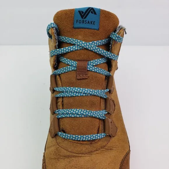 Forsake Loop Womens Size 7 Brown Teal Leather Waterproof Boots Shoes WFW16L1070
