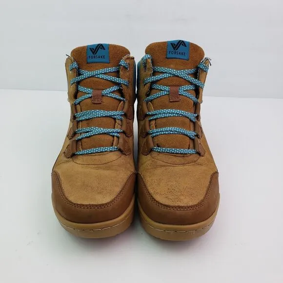 Forsake Loop Womens Size 7 Brown Teal Leather Waterproof Boots Shoes WFW16L1070