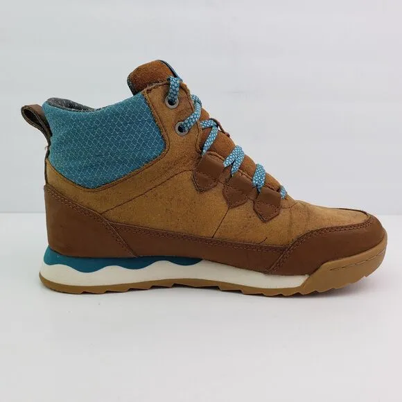 Forsake Loop Womens Size 7 Brown Teal Leather Waterproof Boots Shoes WFW16L1070