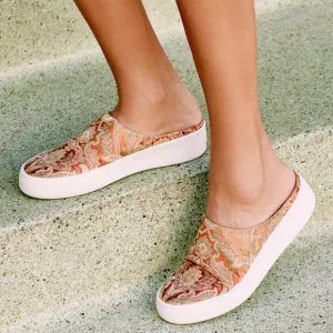 FREE PEOPLE Brocade Mule Shoes