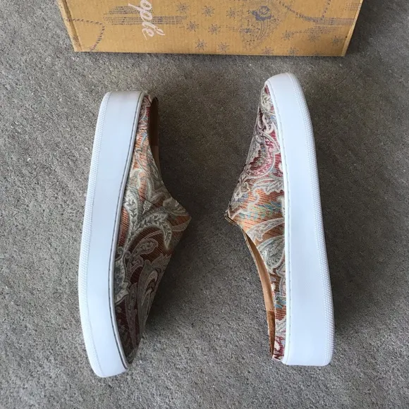 FREE PEOPLE Brocade Mule Shoes