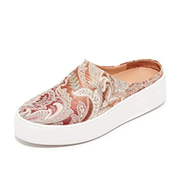FREE PEOPLE Brocade Mule Shoes