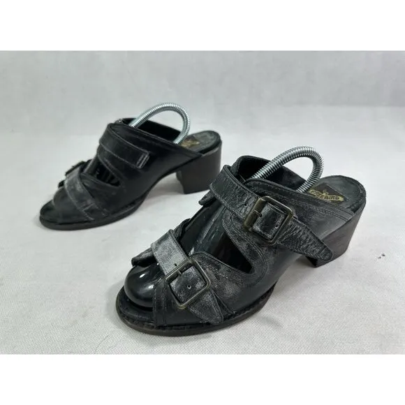 Freebird by Steven Caprice Sandals Shoes Womens 9 Distressed Gray Leather