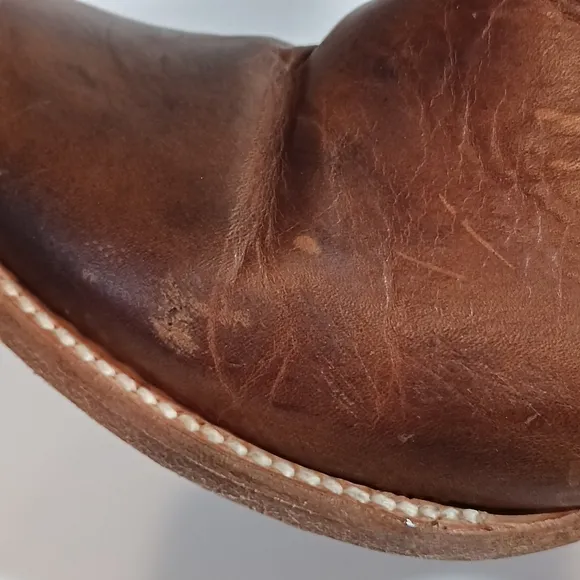 Freebird by Steven Jojo Leather Short Boot in Cognac Size 9