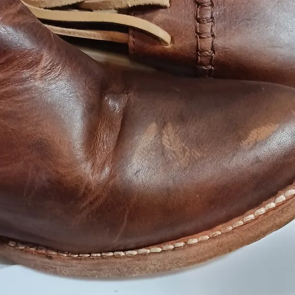 Freebird by Steven Jojo Leather Short Boot in Cognac Size 9