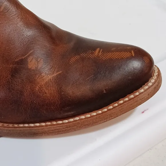 Freebird by Steven Jojo Leather Short Boot in Cognac Size 9