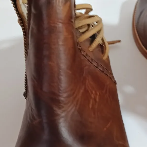 Freebird by Steven Jojo Leather Short Boot in Cognac Size 9