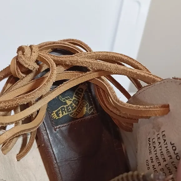 Freebird by Steven Jojo Leather Short Boot in Cognac Size 9