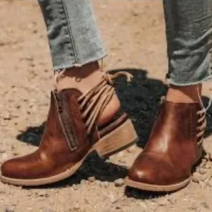 Freebird by Steven Jojo Leather Short Boot in Cognac Size 9