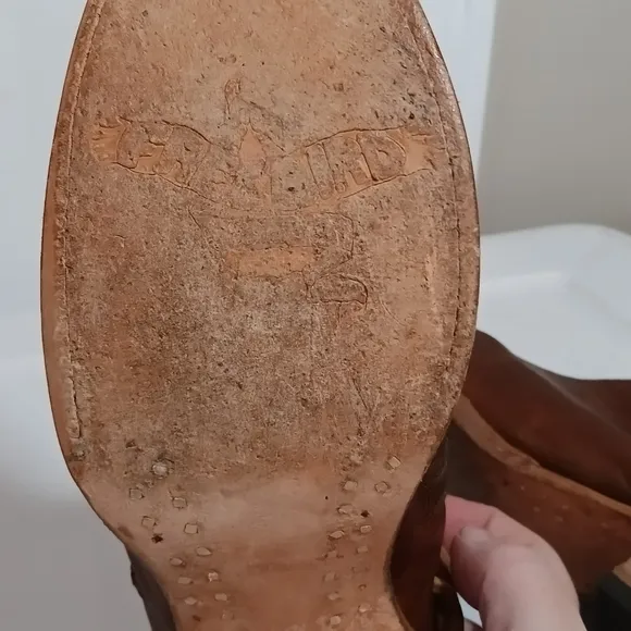 Freebird by Steven Jojo Leather Short Boot in Cognac Size 9