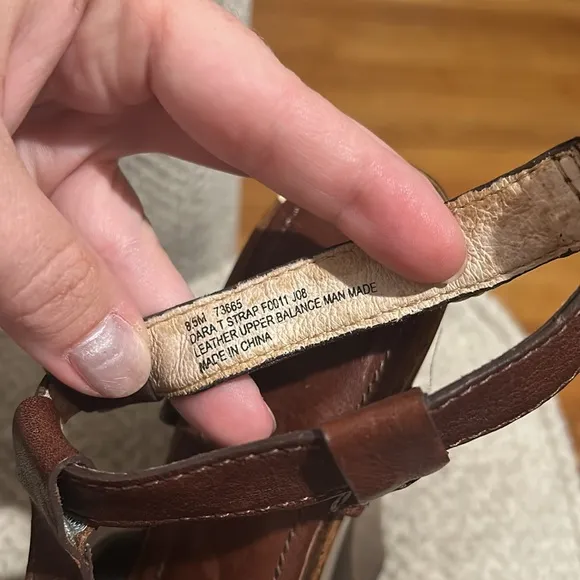🆕🏷️Frye Leather Wooden Heeled Sandals