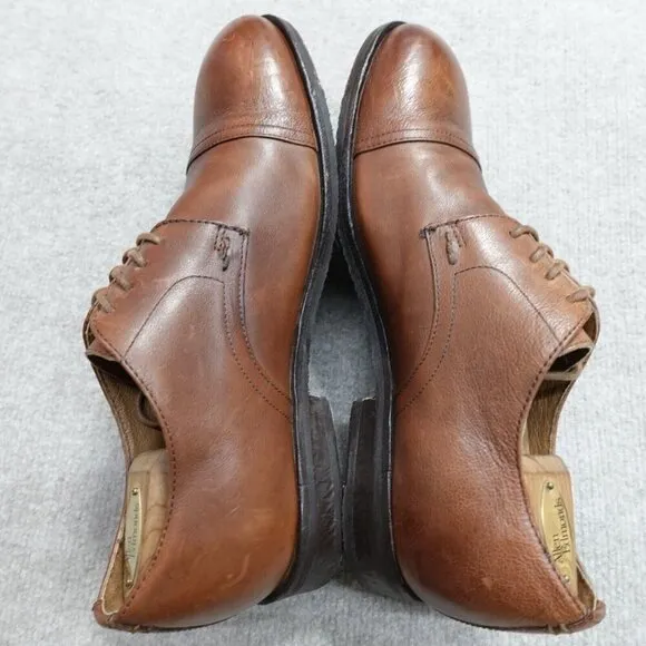 Frye Mens Shoes 11D Brown Cap Toe Bowery