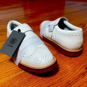 G/Fore G4 Gallivanter Monk Strap Men’s Size 9 Golf Shoes Snow White
