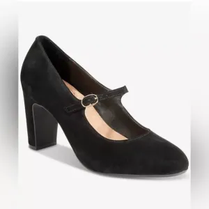 GIANI BERNINI  Black Elegant Black Mary Jane Heels NWOT
