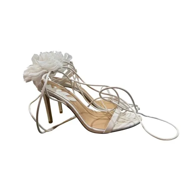 Gianni Bini x Caelynn Bell Papillon Flower Heels 10 | Bridal Y2K Coquette