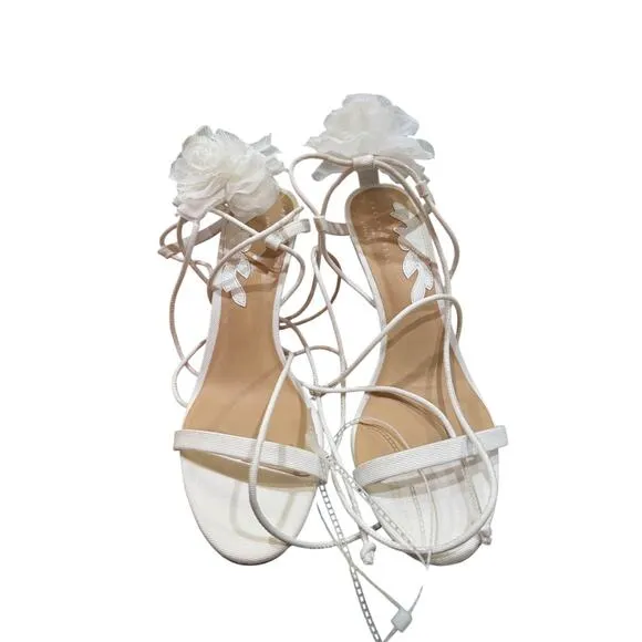 Gianni Bini x Caelynn Bell Papillon Flower Heels 10 | Bridal Y2K Coquette