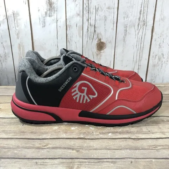 Giesswein Wool Cross X Shoes Mens Size 48 (14-15) Athletic Outdoors Trail Red