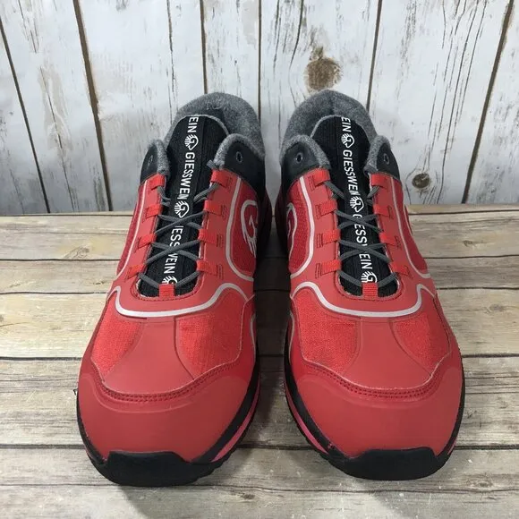 Giesswein Wool Cross X Shoes Mens Size 48 (14-15) Athletic Outdoors Trail Red