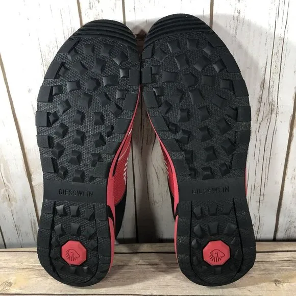 Giesswein Wool Cross X Shoes Mens Size 48 (14-15) Athletic Outdoors Trail Red